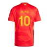 Officiële Voetbalshirt Spanje Dani Olmo 10 Thuis EK 2024 - Heren